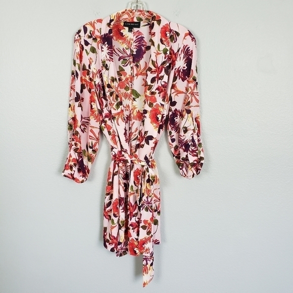 LANE BRYANT Floral Kimono Top/Robe Sz 14/16 Multi-functional - Picture 2 of 11
